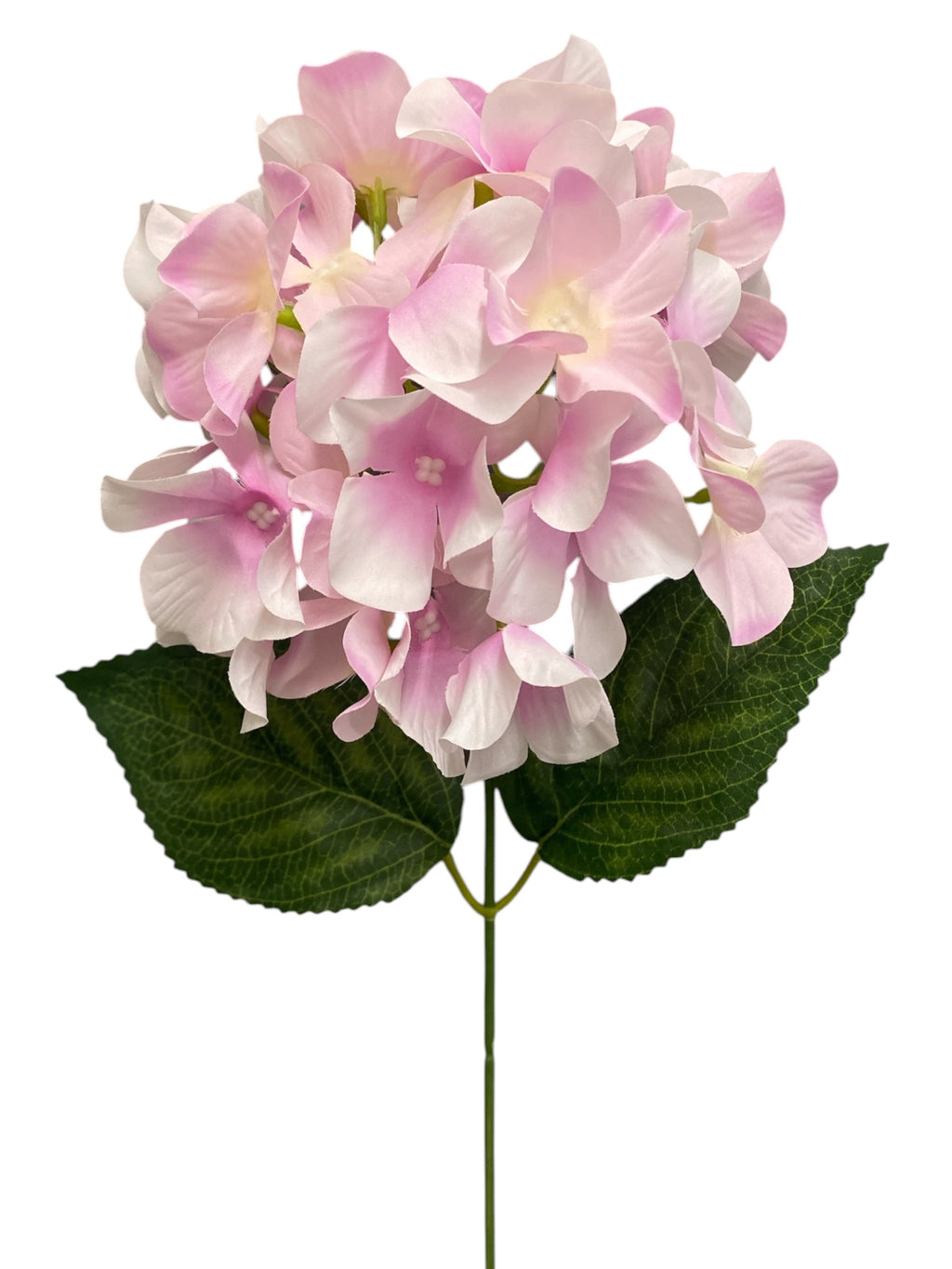 20" Artificial Hydrangea Bush ( SPH-7 Cream Lavender ) INT887