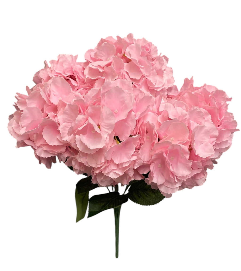 19'' Jumbo Hydrangea Bush ( INT510-45-#11 Cream Pink )