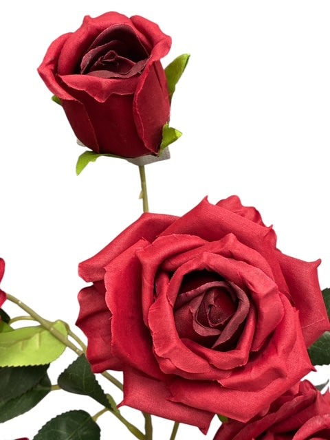 33'' Single Open Rose ( INT106-#16 Red )