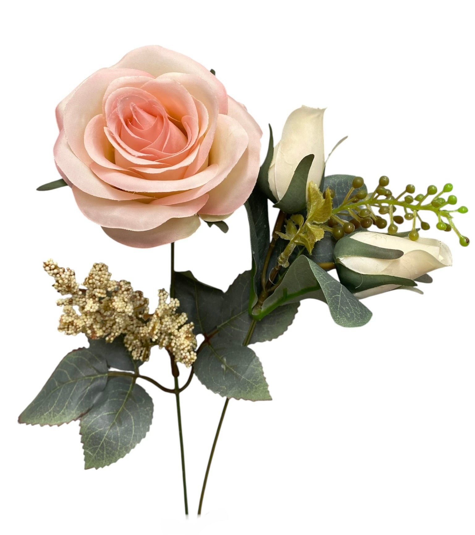 19'' Open Rose Bush ( 23653-LTPKCR ) TY1305