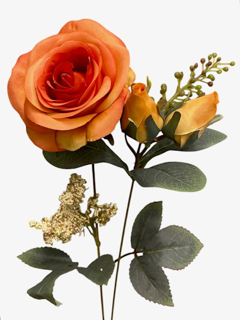 19'' Open Rose Bush ( 23653-OR/GD ) TY1305