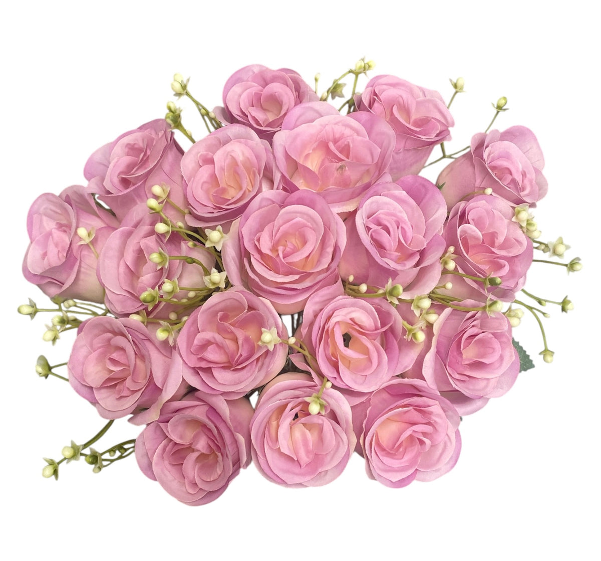 16'' Rose Bud Bush ( INT2522-#5 Cream Lavender )