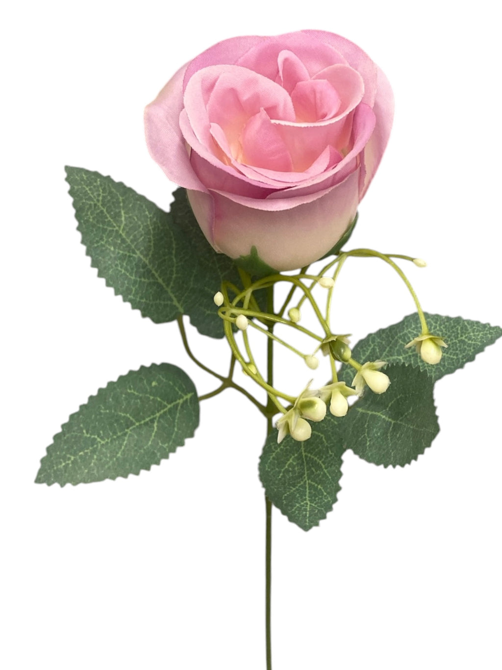 16'' Rose Bud Bush ( INT2522-#5 Cream Lavender )