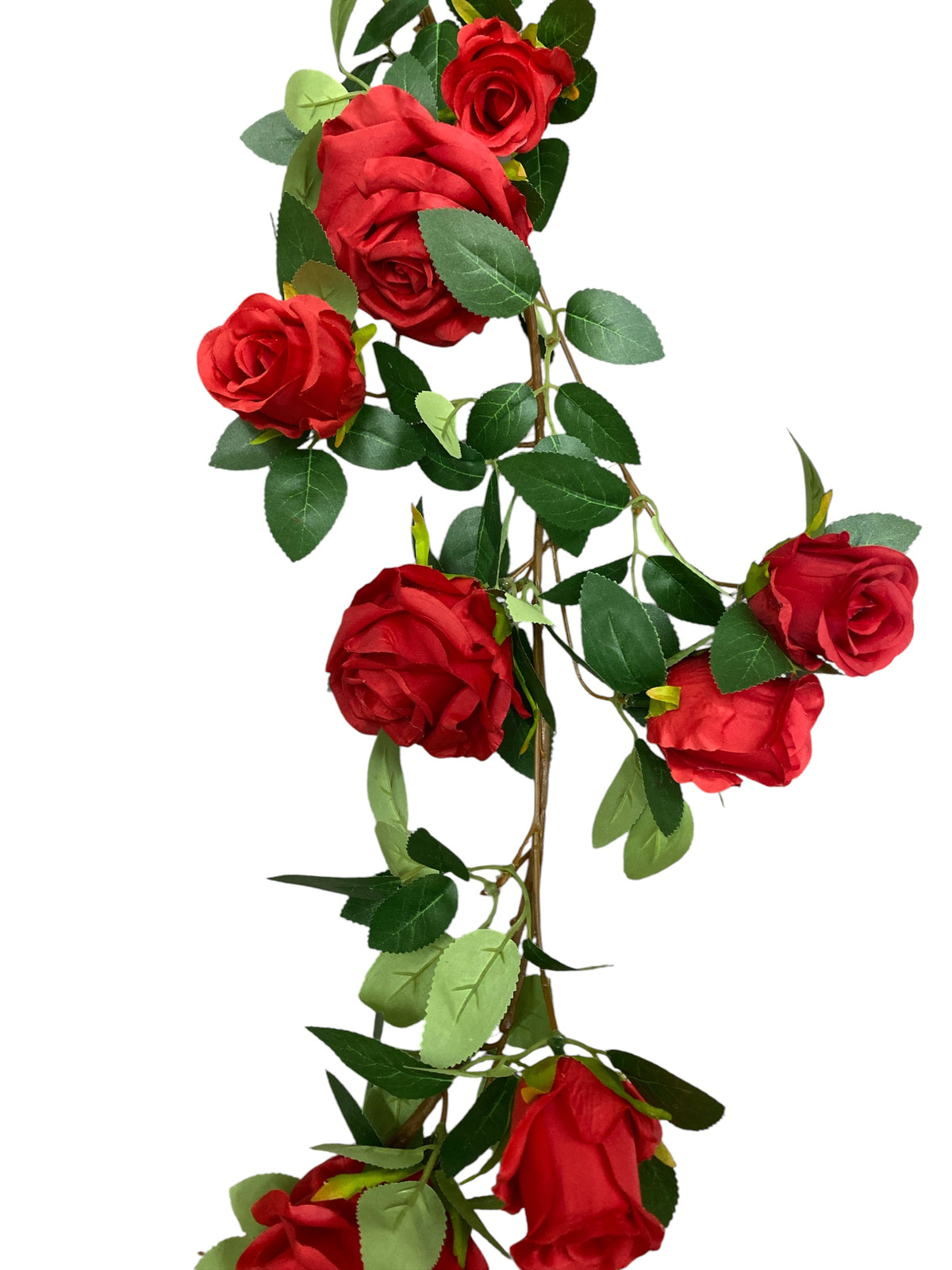 5.3' Wired Rose Garland ( 510-26-#3 Red )