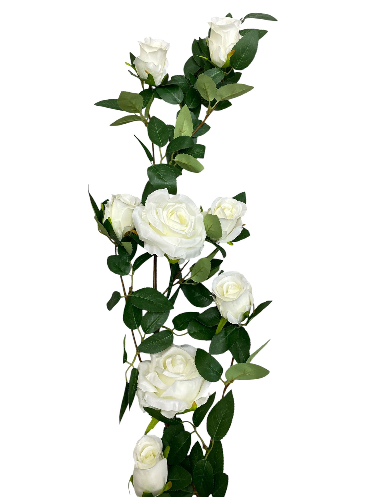 5.3' Wired Rose Garland ( 510-26-#2 Cream )