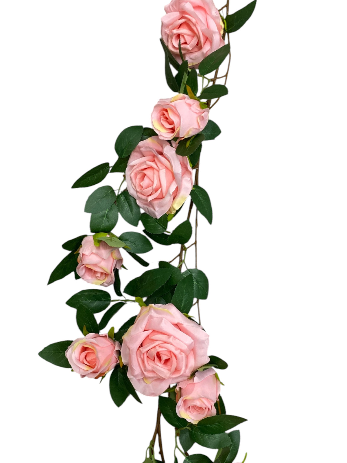 5.3' Wired Rose Garland ( 510-26-#1 Cream Pink )