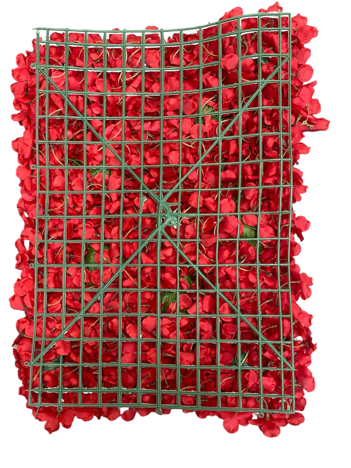 15''x24'' Hydrangea/Rose/Peony Wall Panel ( INT1012-Red )