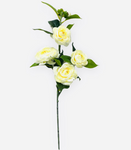 29.5” Faux Camellia Spray (  FSC109-White )