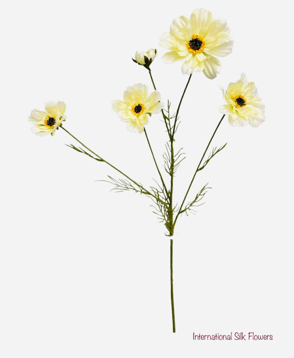 32" Faux Cosmos Spray ( FSC020-Cream )