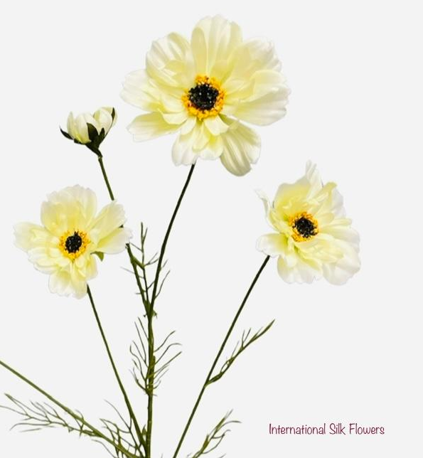 32" Faux Cosmos Spray ( FSC020-Cream )