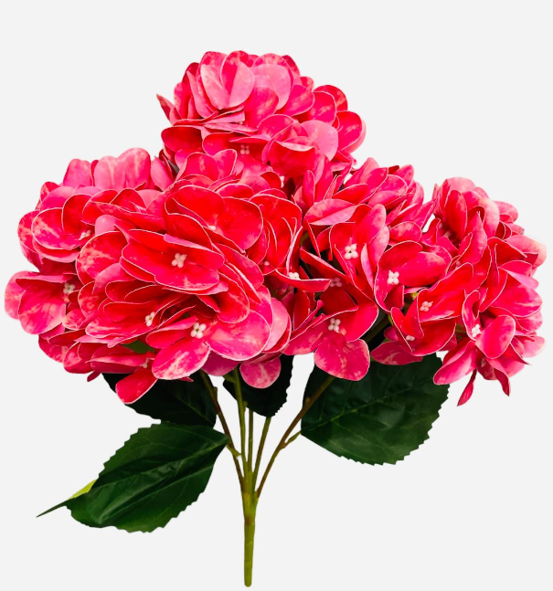 20'' Real Touch Hydrangea Bush ( INT002-#24Red )( J05013 )