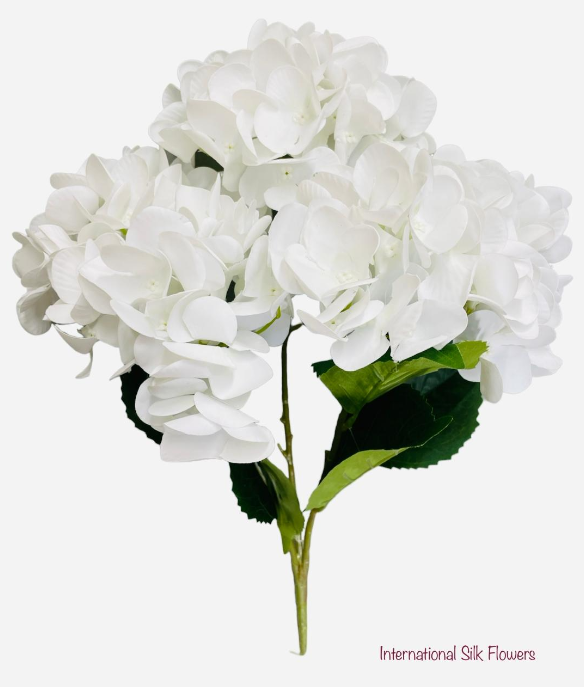 20'' Real Touch Hydrangea Bush ( INT002-#1 New Cream)( J05013 )