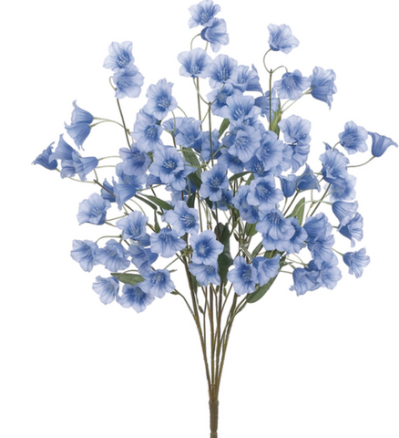 21'' Faux Bellflower Bush ( FBB309-Blue )