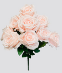 20" Silk Open Rose Bush ( INT0071-Blush )( B930 )