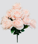 20" Silk Open Rose Bush ( INT0071-Blush )