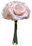 12'' Silk Ashley Rose Bouquet  ( 30399-Blush )