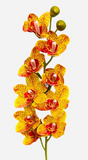 36'' Natural Touch Cymbidiu Orchid ( INT054-Yellow/ Red Spot )