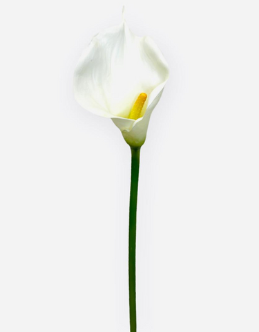 30”  Real Touch Calla Lily Spray ( INT928-White )