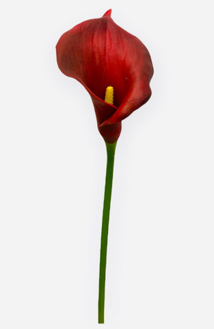 30”  Real Touch Calla Lily Spray ( INT928-Red )