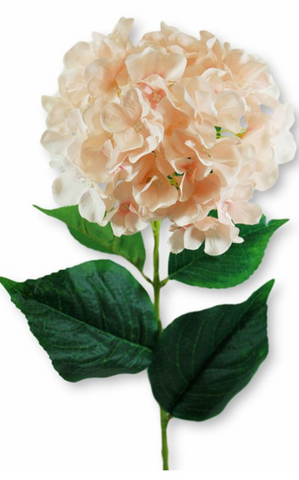 33" Silk Single Stem Hydrangea ( INT8003-Blush )