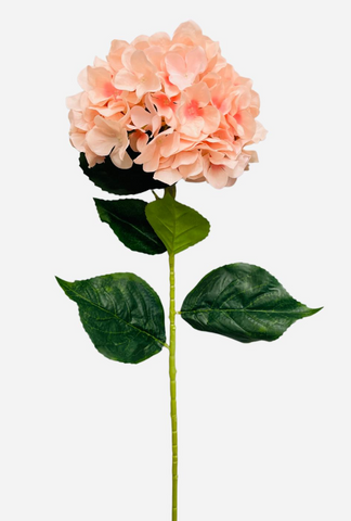 33" Silk Single Stem Hydrangea ( INT8003-Blush Pink )