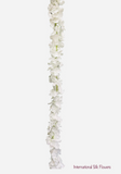 103'' Silk Hydrangea Garland  ( INT003-White )