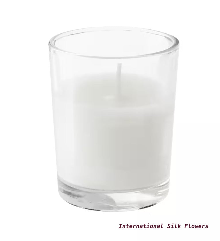 2.4'' Filled Glass Votives ( MP136302-White/Blanc )