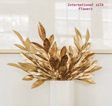 19" Bay Leaf Spray ( XDZ385-GOLD )