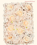 Artificial Flower Wall Panel ( INT1012- Blush Pink )