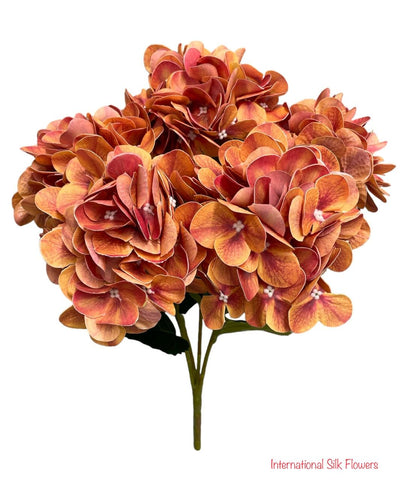 20'' Real Touch Hydrangea Bush ( INT002-Brown )