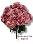19'' Deluxe Rose Bush ( B1024N- #13 Mauve )