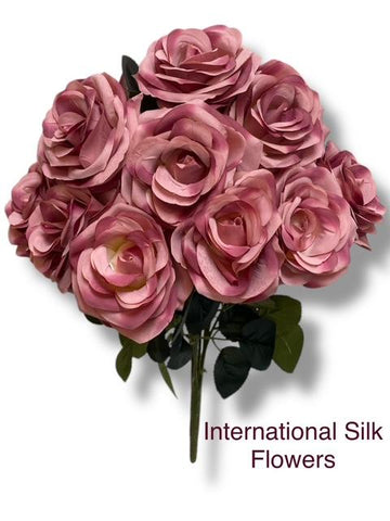 19'' Deluxe Rose Bush ( B1024N- #13 Mauve )