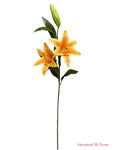 37" Real Touch Easter Lily Spray ( INT1709-Orange )