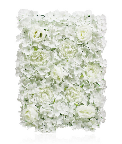 Artificial Flower Wall Panel ( INT1012-Cream )