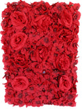 Hydrangea/Rose/Peony Wall Panel ( INT1012-Red Black )
