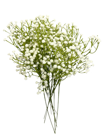 24” Faux Plastic Baby’s Breath ( SS999- Cream ) INT999