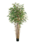 7’ Faux Natural Trunk Bamboo Tree ( LPB157-GR )