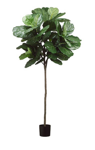 7' Artificial Fiddle Leaf Fig Tree ( LTF257-GR )