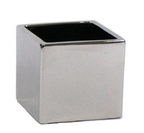 6'' SQUARE CUBE SCRATCHED ( CSQ6506-SV )