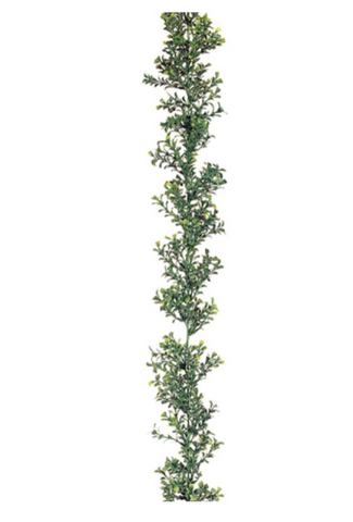 6' Plastic Boxwood Garland ( PGP011-GR )