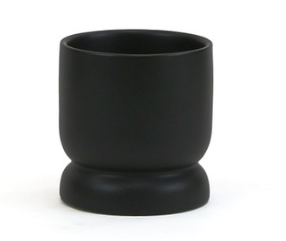 5.50'' Ceramic Modern Pedestal Bowl ( COB7406-BK )