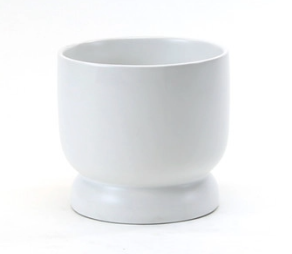 5.50'' Ceramic Modern Pedestal Bowl ( COB7406-WT )