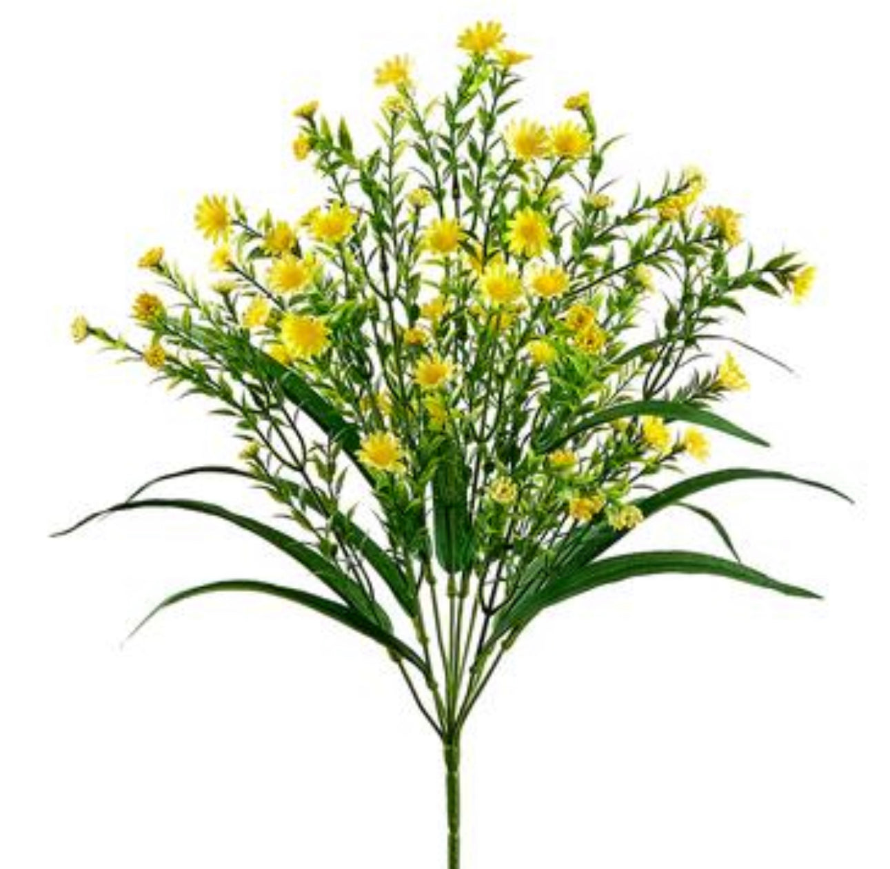 19'' Faux Mini Daisy Bush ( FBD376-Yellow )
