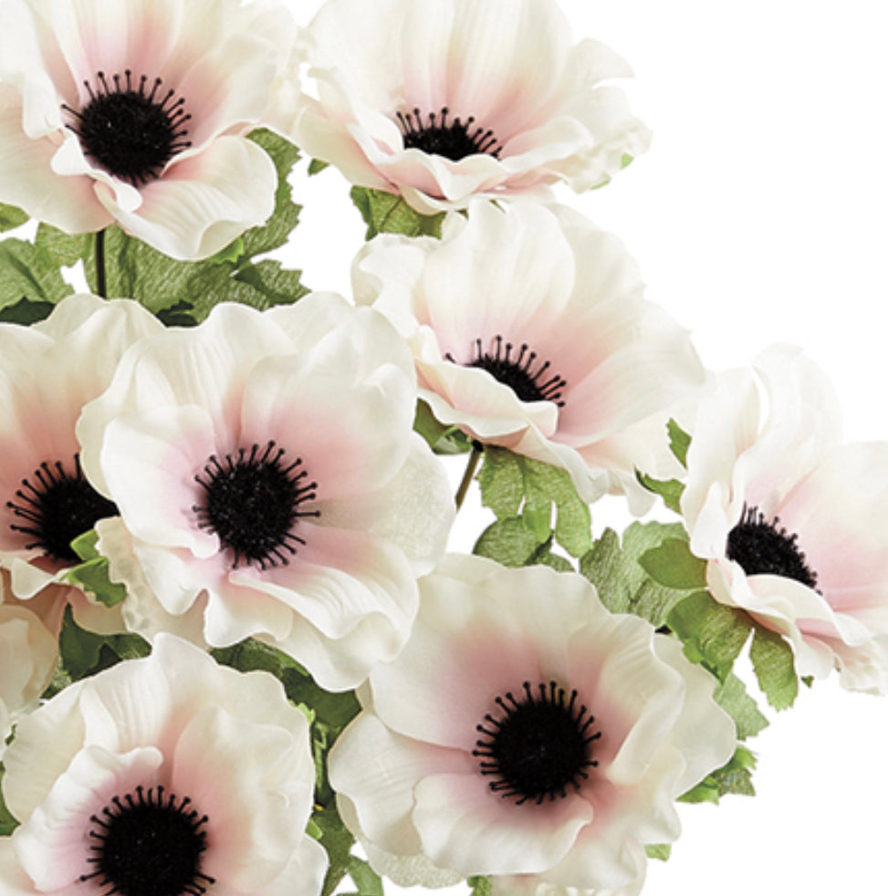 19” Artificial Anemone Bush ( FBA509-Pink/Black )
