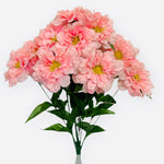 19'' Artificial Zinnia Bush ( 30628-Pink )