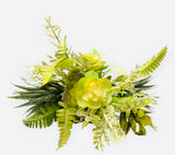 16" Faux Succulent Grass Bouquet ( 206004-GN )
