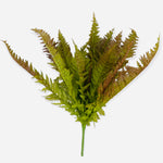 21"Plastic Leather Fern Bush ( PBF023-GR/BR )