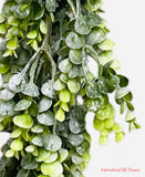 6' PLASTIC EUCALYPTUS GARLAND ( PEG101-Frosted )