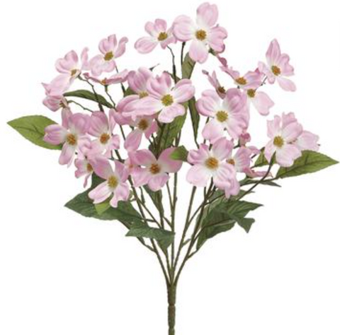 19.5” Artificial Dogwood Bush ( FBD256-PK )