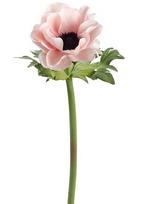 17" Silk Anemone Spray ( FSA801-PK/BK )